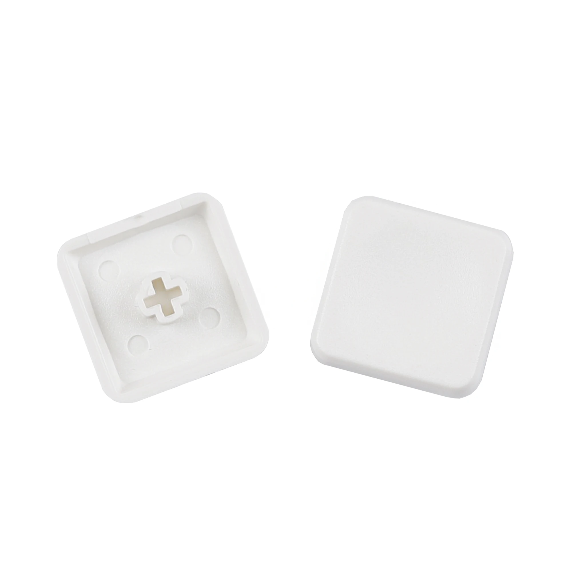 YMDK Square Round 1u Low Profile Blank Black White Keycaps PBT Material DIY for 1350 Switches Mechanical Keyboard - view 4