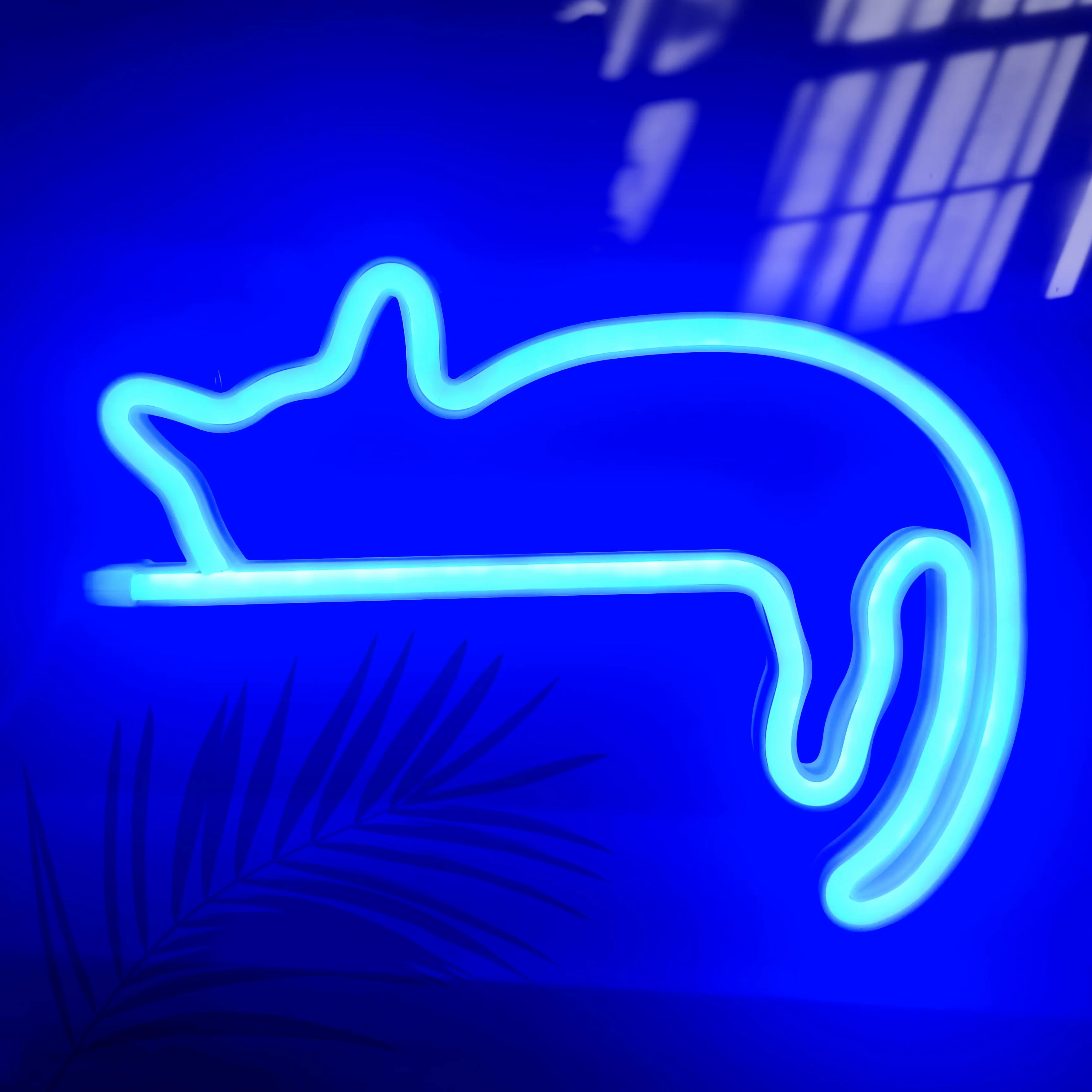 Sleeping Cat Led Neon Signature, Room Warm Arrangement, Birthday Gift, Holiday Party Decoration, Proposal Confession, USB or Battery Powered (Battery Not Included)