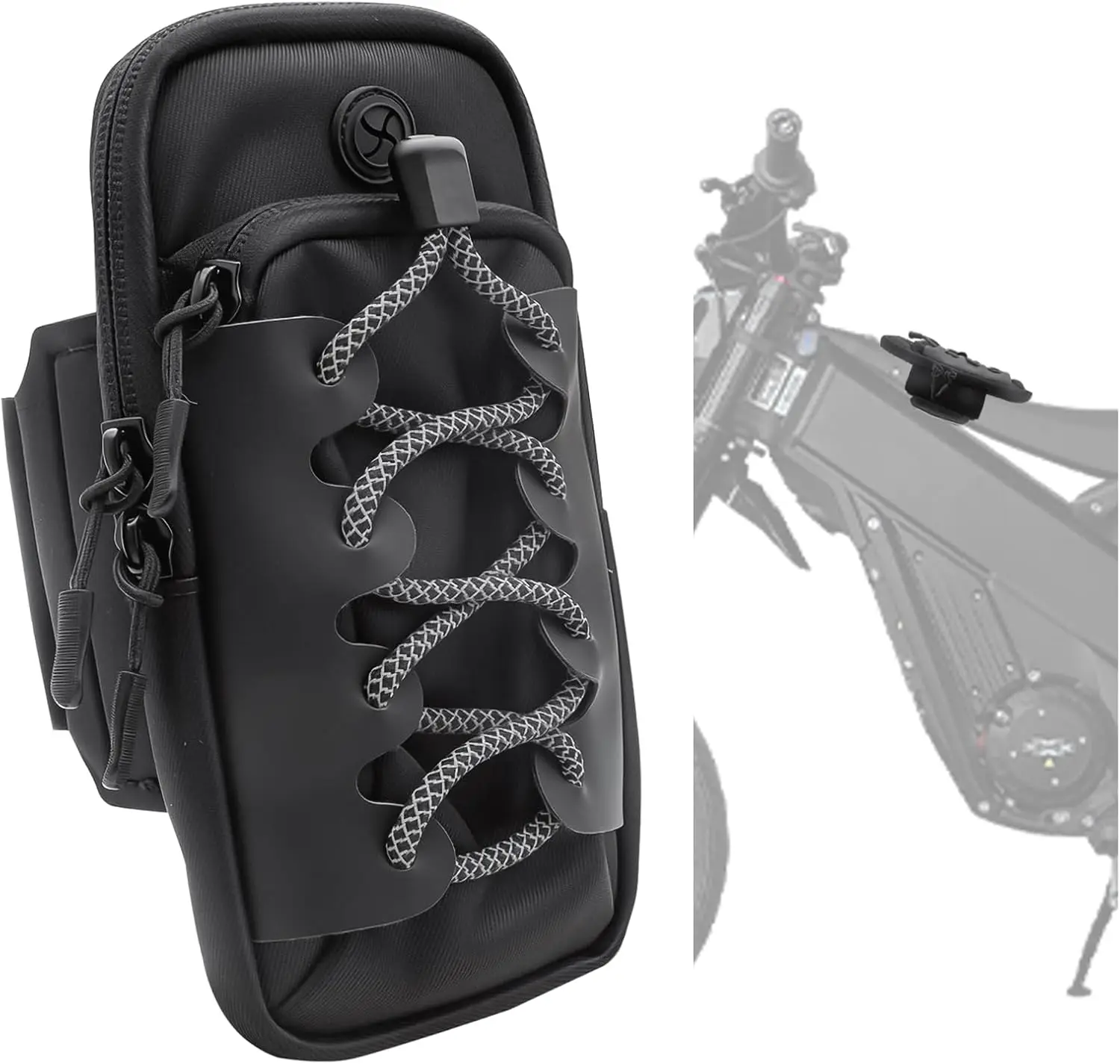 For Sur‑Ron Light Bee S X Reflective Wrist Arm Bag Water Resistant Storage Pouch Dirt Bike Enduro Motocross Ebike Accessories