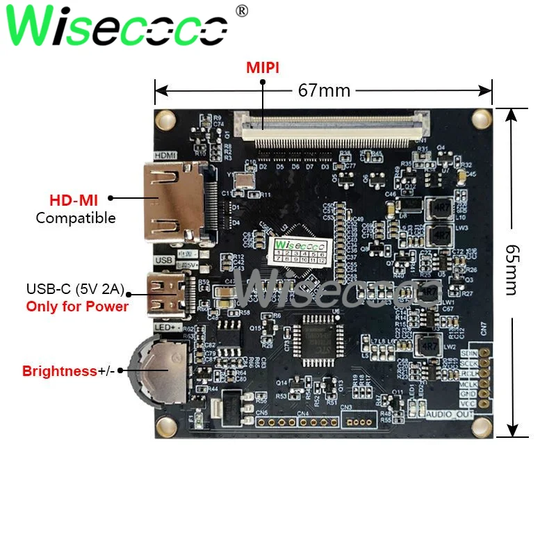 Imagem -05 - Raspberry pi Ips Tela Lcd Mini Usb Driver Board Laptop Faça Você Mesmo 8.9 2560x1600 2k Ips 500 Nits