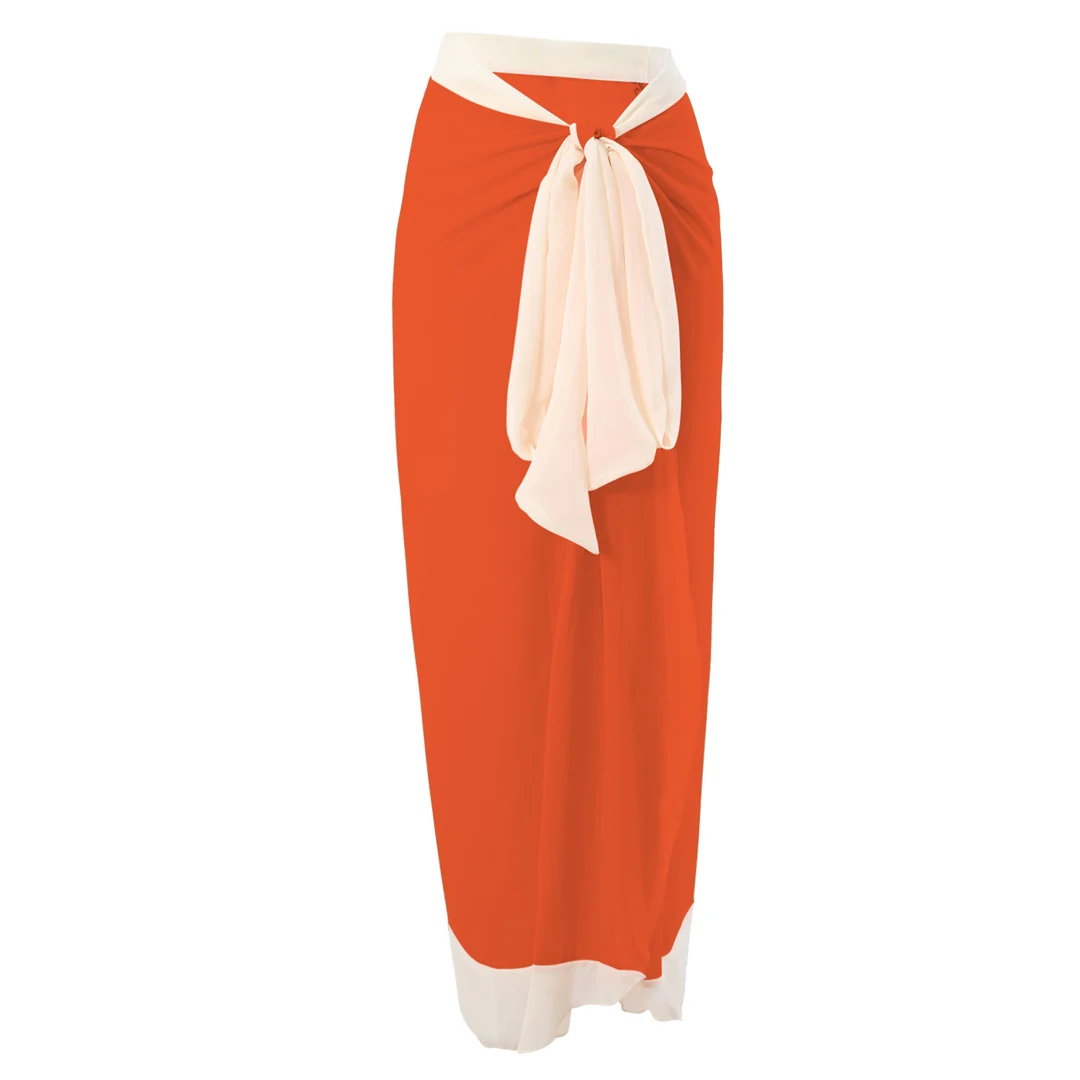 S - XL Sexy mit Sarong, 3D-Blumenmuster, tiefes V-Ausschnitt, hoch geschnitten, Damen-Badeanzug, einteiliger Badeanzug, Damen-Badebekleidung, Badeanzug, Modell V5035 – Detail 33