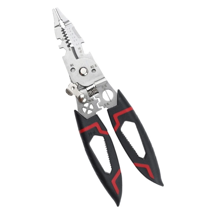 X9FA 6Inch Electrician Stripper Pliers Featuring Corrosion Resistant Construction