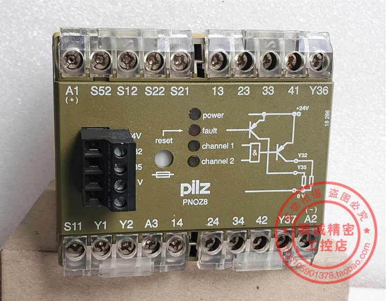 Original German Pilz Safety Relay PNOZ8 3S 10 Order No. 474760 In Stock