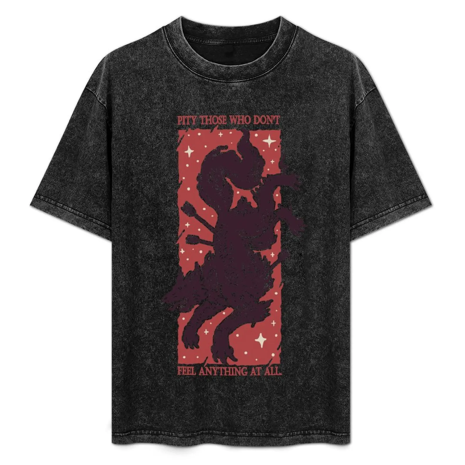 Thorns and Roses Pity Those Who Don't Feel Anything T-Shirt Stretch Fabric Comfort T-Shirt