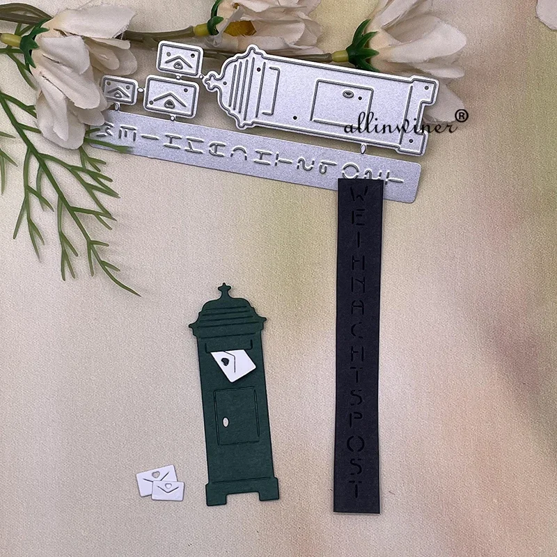 

Металлические вырубные формы-трафареты для конвертов и почтовых ящиков для скрапбукинга, декоративного тиснения и рукоделия