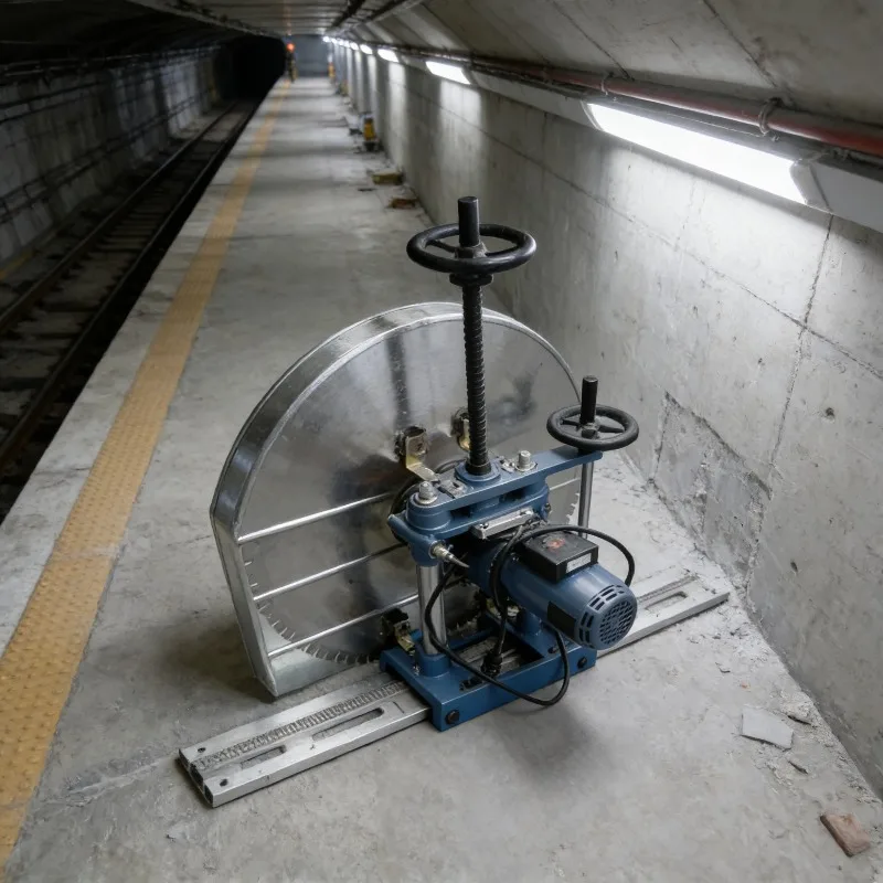 Professional Wall Saw Machine With 800mm Diamond Blade For Precise Track Mounted Sawing System For Building