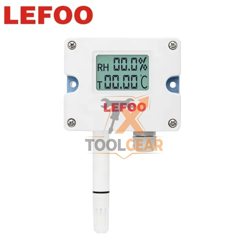 2026hotsale* LEFOO Split Type Digital Modbus Temperature and Humidity Sensor air Temperature Humidity Transmitter 4-20mA with