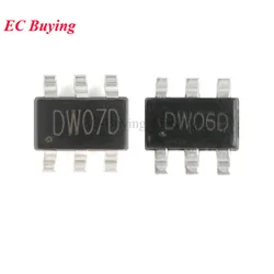 10pcs DW06D DW07D SOT-23-6 DW06 DW07 SOT23-6 SOT23 Two-in-one Lithium Battery Protection Power Chip IC Controller New Original