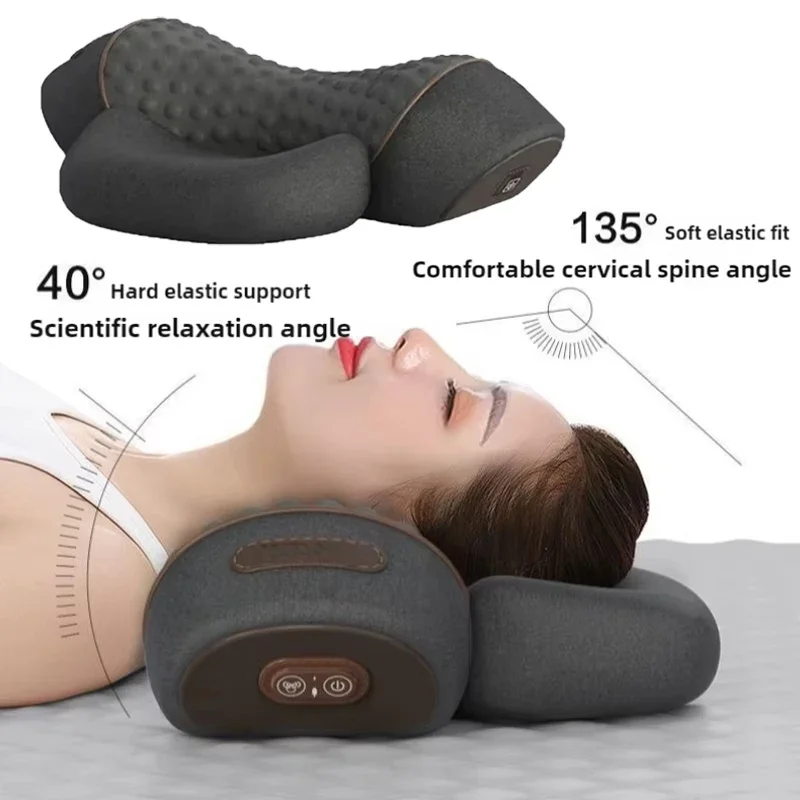 

Neck Pillow Back Cervical Traction Relax Sleeping Memory Foam Spine Support