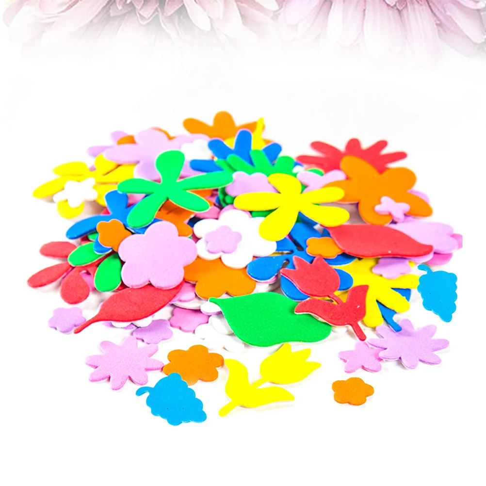 4Set Eva Stickers Kids Self-Adhesive DIY Creative Decorative Stickers for Classroom Scrapbooks Gift Wrappers Home Craft Use