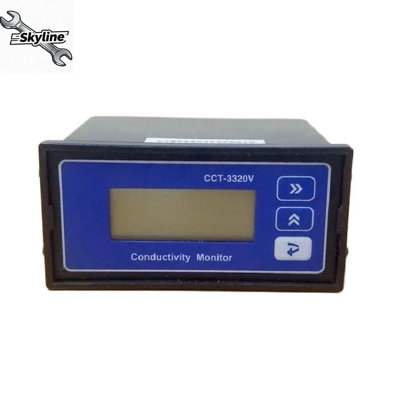 CCT-3320V Pure Water Conductivity Meter, Electrolytic Conductivity Tester with LCD Display, Replacement for CM-230, ROC