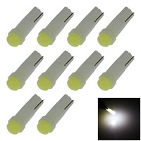 10x Car T5 Instrument Bulb light Lamp Soft light 1 Emitters LED 85 86 2721 B008