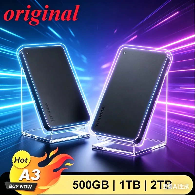 東芝-a3-hdtb410yk3aa-canvio-basics-500gb-1tb-2tb-外付けポータブルハードディスク-usb-30、黒（oem）