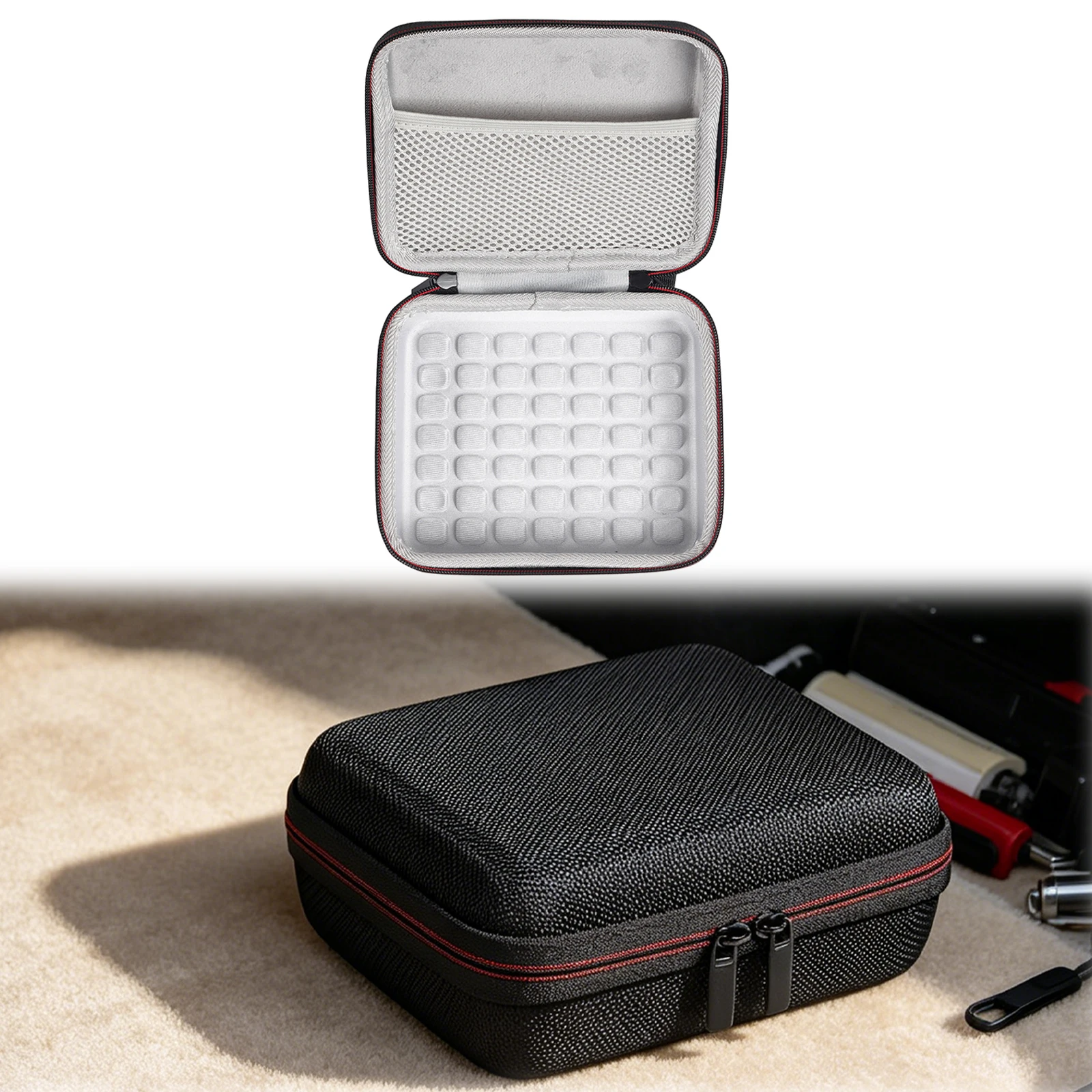 For Baseus GoTrip VA1 Pro/Max EVA Carrying Pouch Cover Bag Portable Tire Inflator Storage Bag Air Pump Case for Vehicle Owner