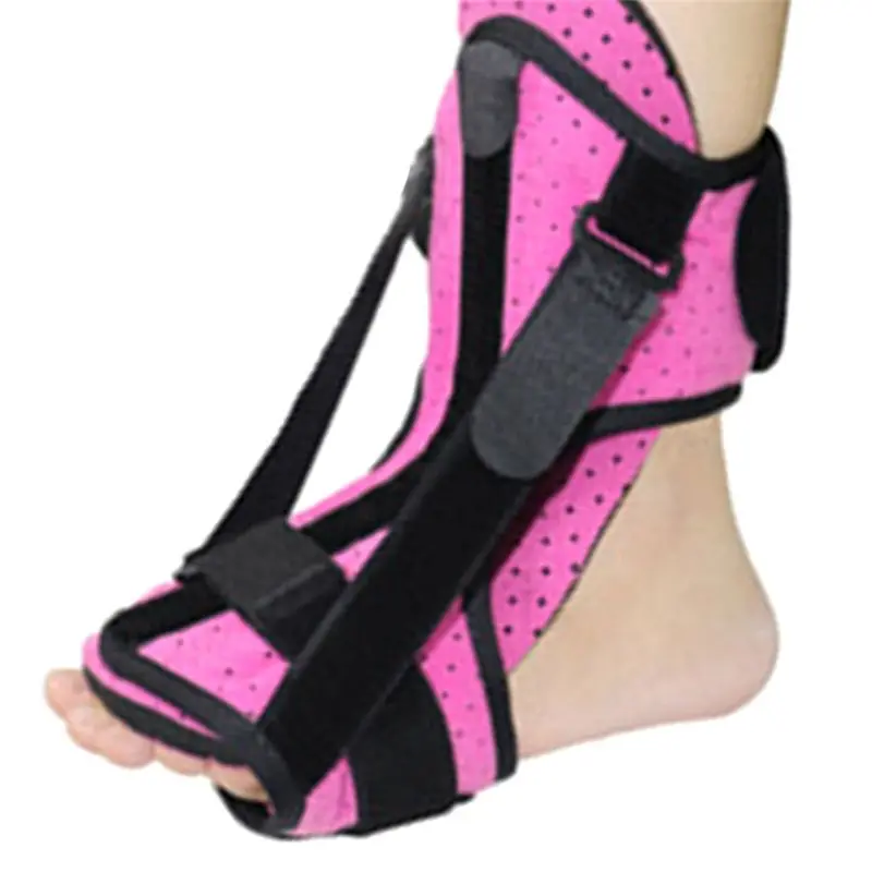 A65G-1 PCS Plantar Fasciitis Night Splint Support Plantar Fasciitis Achilles Tendonitis Pain Relief (Pink)