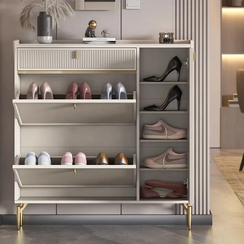 Closet Modern Shoe Cabinets Shelf Wooden Display Storage Luxury Dorm Organizers Shoe Cabinets Stand Scarpiera House Furnitures