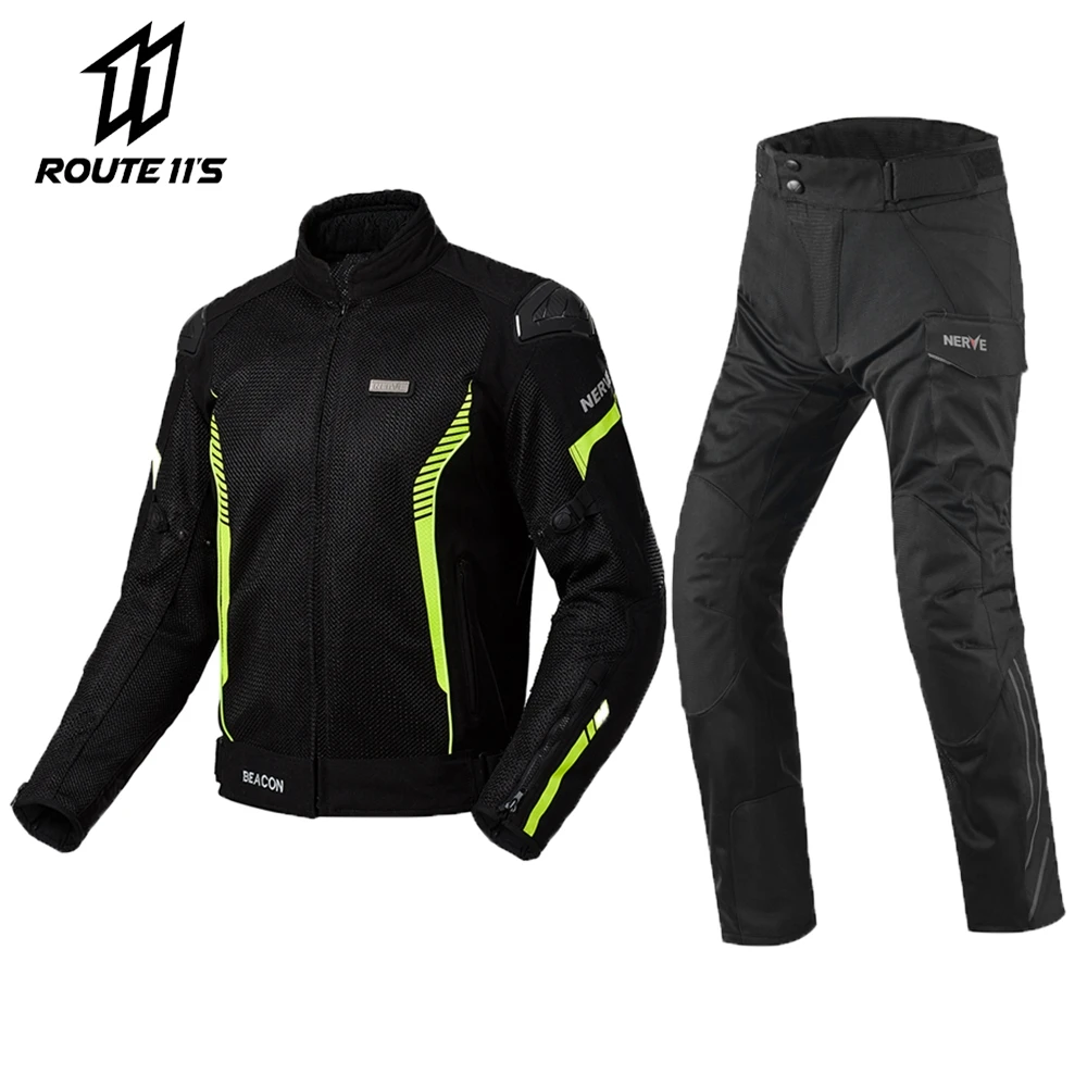 

Motorcycle Jacket Summertime Breathable Knight Clothing Quick-dry Motorcycle Rracing Suit Fall Prevention Cycling Suit