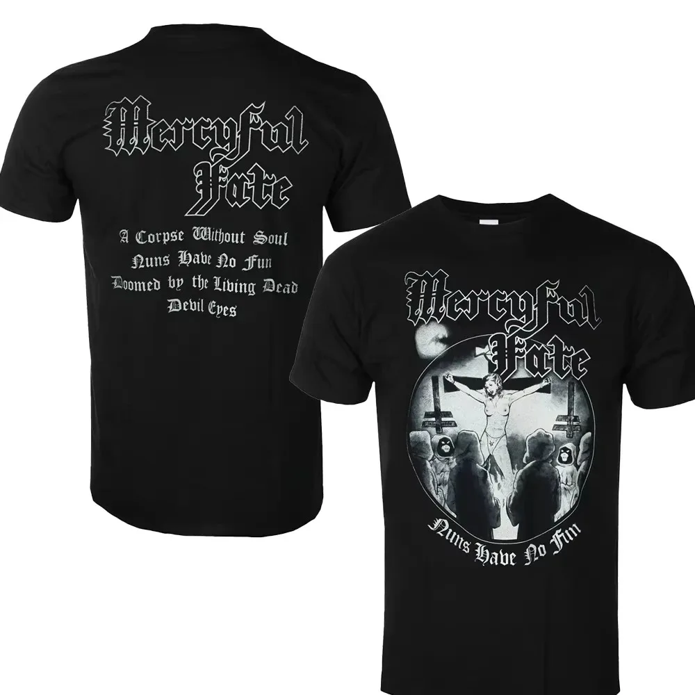 Mercyful Fate Graphic T-Shirt Casual Cotton Unisex Women Men Overszied Short Sleeve Fashion Casual Retro Street Y2k Hip Hop Tee