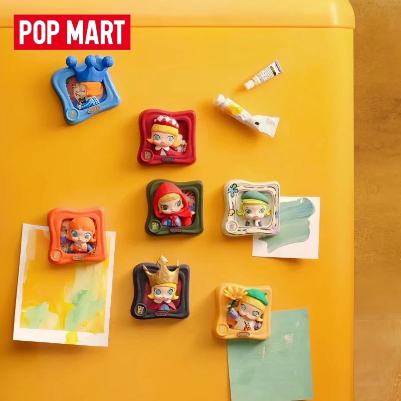 

POP MART Molly Scenery Along The Way Series Fridge Magnet Blind Box Collectible Figure Home Decor Ornament Gift For Collectors