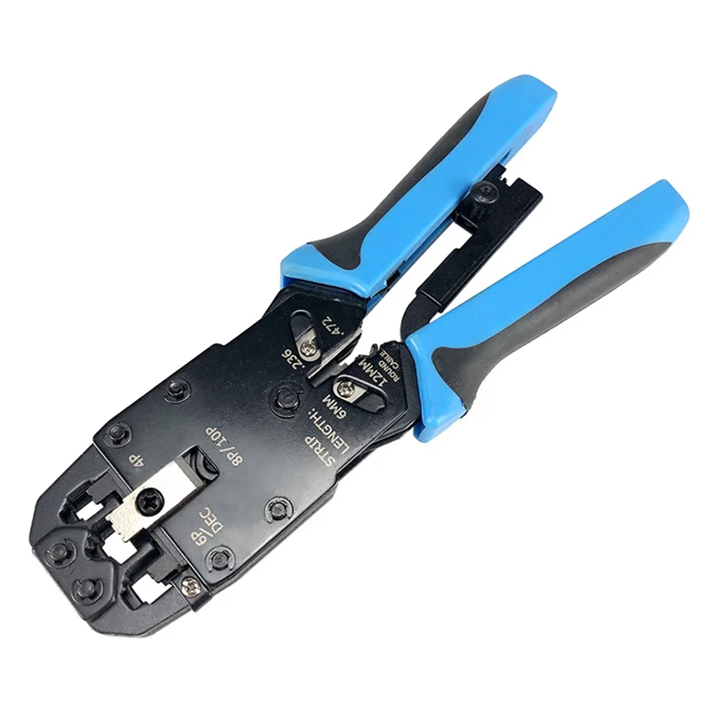 A99T 3X RJ45 Network Crimper 10P 8P 6P 4P Crimping Tools Stripper For RJ45 RJ11 RJ12 RJ50 Connector Ethernet Cable