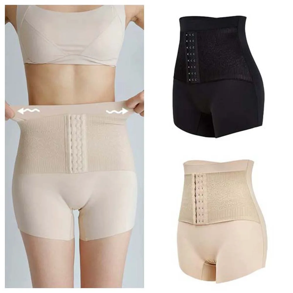 Hohe Taille Abnehmen Gestaltung Höschen Shapewear Taille Trainer Bauch-steuer Unterwäsche Unterhose Schnalle Butt Lifting Slip