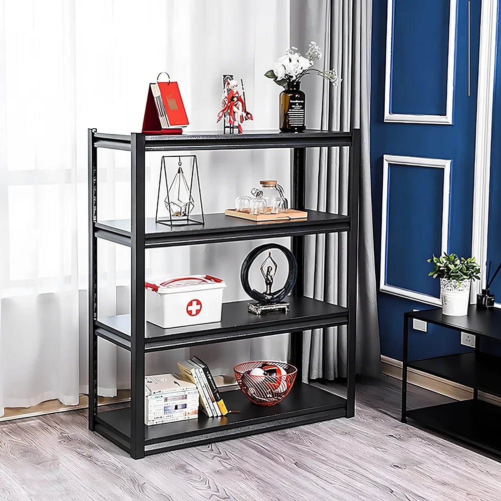 3/4/5 الطبقة تخزين الرف قابل للتعديل رفوف سوبر ماركت رفوف الكربون الصلب مستودع تخزين رفوف رفوف التخزين المنزلية