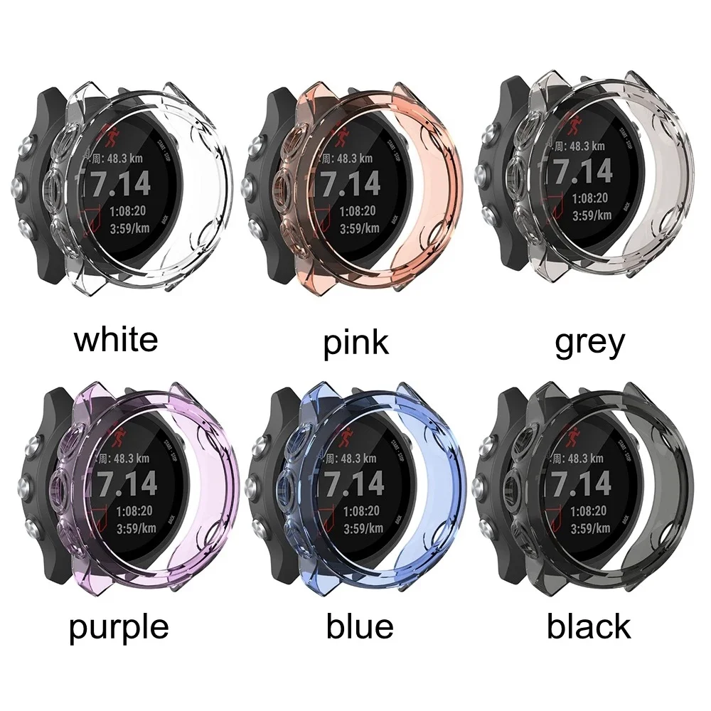 Miękkie etui TPU do Garmin Forerunner 265 Forerunner 265s skrzynki pokrywa silikonowa kieszonka ochronna