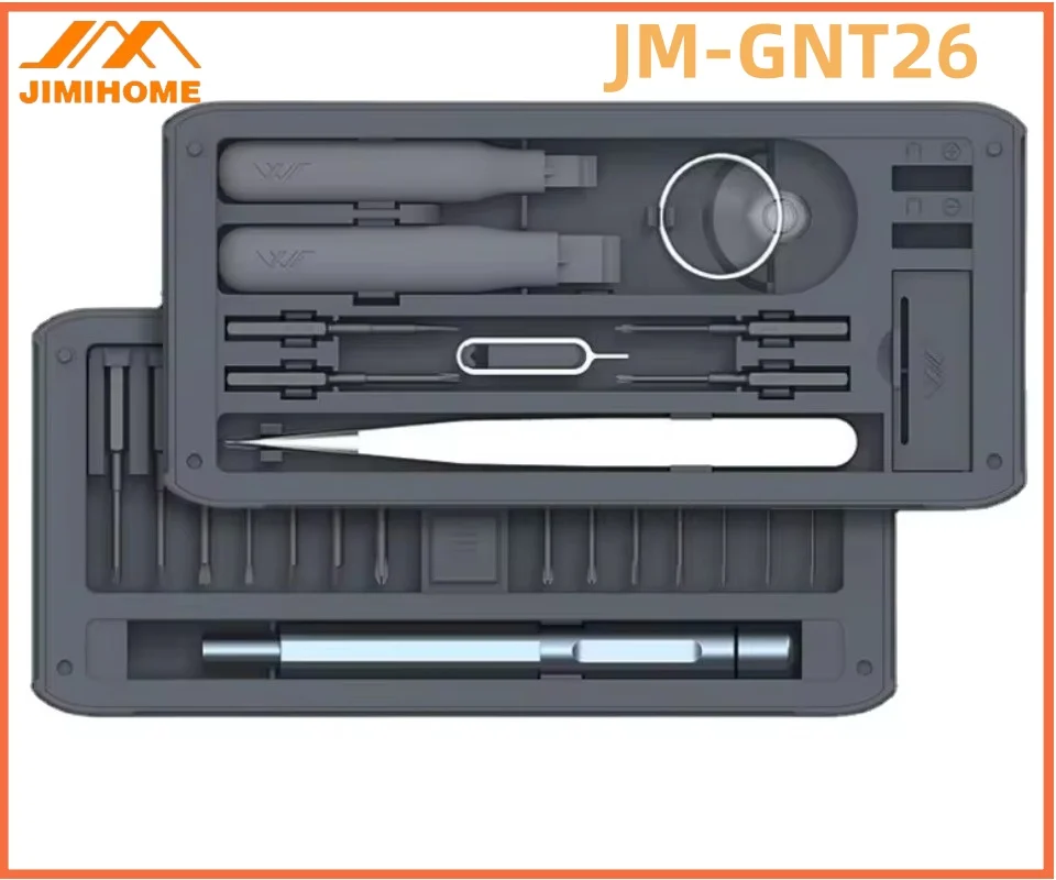 JIMIHOME GNT26 Disassemble Tool Screwdriver Set 26 pcs suitable for maintenance work of various mobile phones Precision Repair