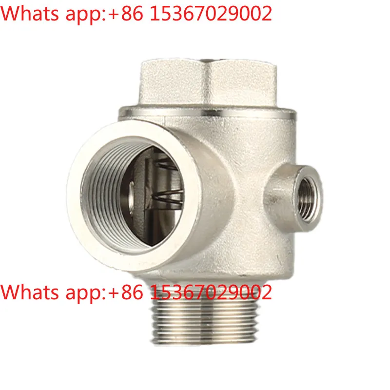 304 stainless steel five-way valve check valve 1 inch 2 inch copper nickel plated thickened