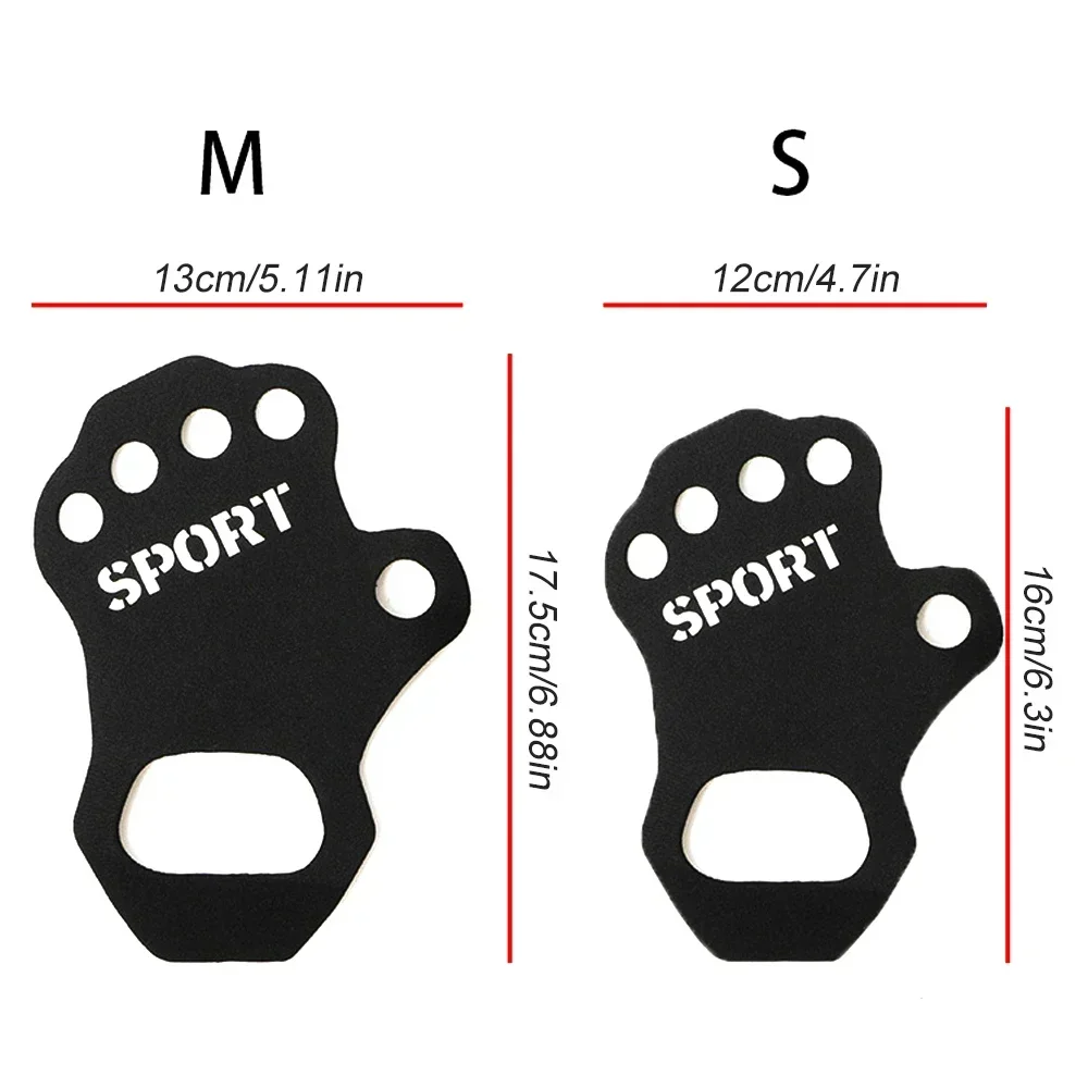 Workout Gloves Fitness Cross Training Gym Yoga Exercise Grip Pads Weight Lifting Anti-Slip Barehand Strong Grips Palm Protect