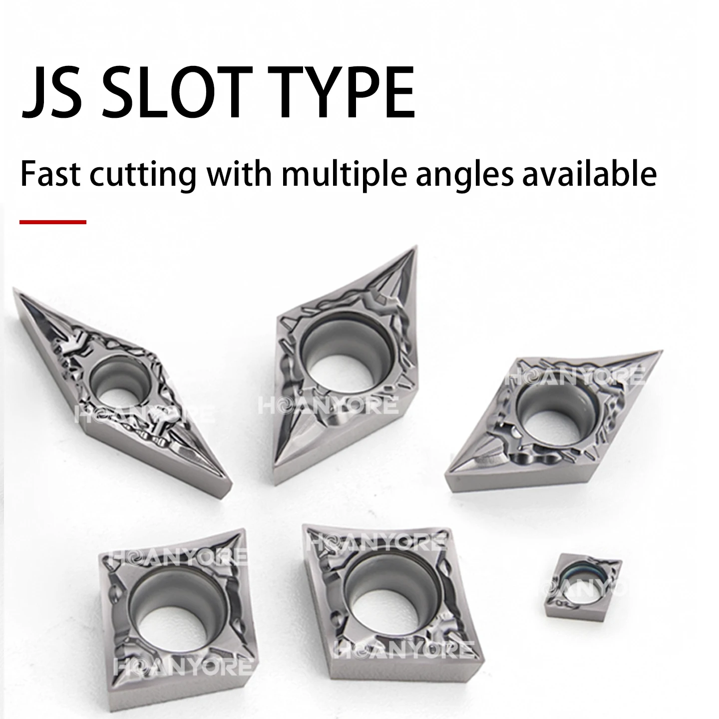 CNC Lathe/Swiss-Type Lathe Stainless Steel & Cast Iron External Turning Finish Blade CCGT03X102-JS HY2015