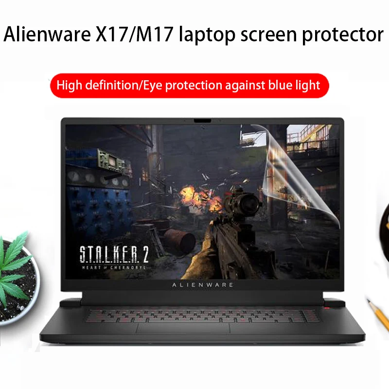 

Защитная пленка для экрана ноутбука Dell Alienware X17 R2.R1 17,3 дюйма M17 R5 R4 R3, устойчивая к царапинам пленка для компьютера M17 Area-51m 2020 17R5