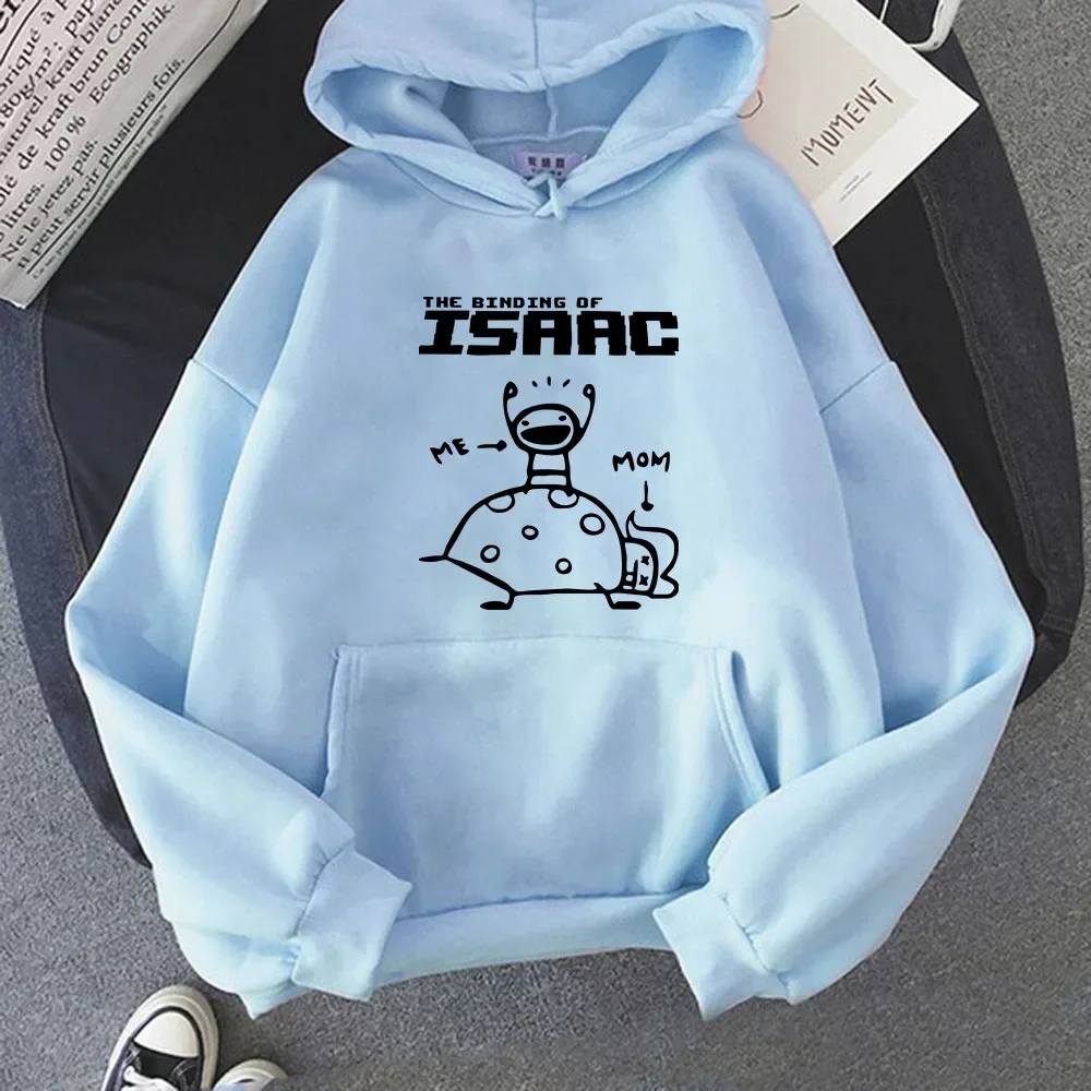 The Binding of Isaac Hoodies for Men/Women Original Cartoon Print Letter Pattern Sweatshirts Fashion Desigh Sense of Long Sleeve