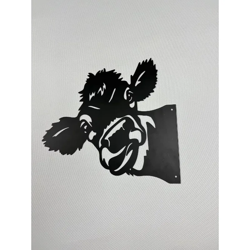 

Креативные украшения для фермерского украшения с силуэтом осла на открытом воздухе, металлические плаги могут быть настроены по индивидуальному заказу для различных форм животных