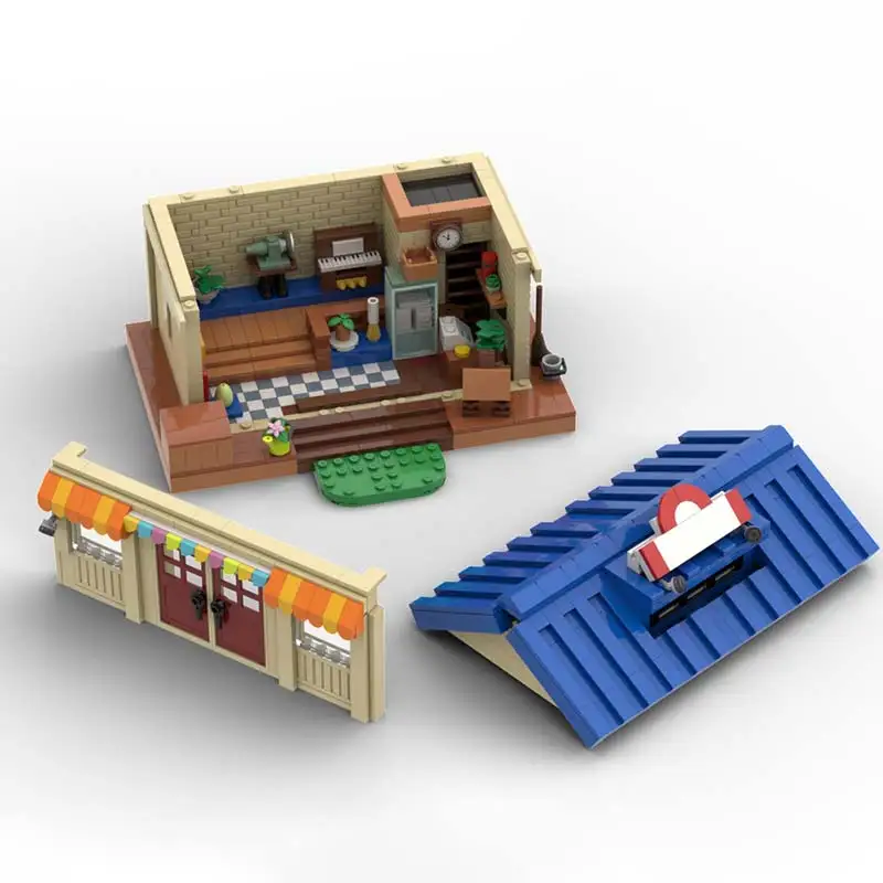 MOC-196104 Ultimate Collection Modular House Model Mini Bricks Expert Toys Street View Architecture Building Blocks Kid's Gifts