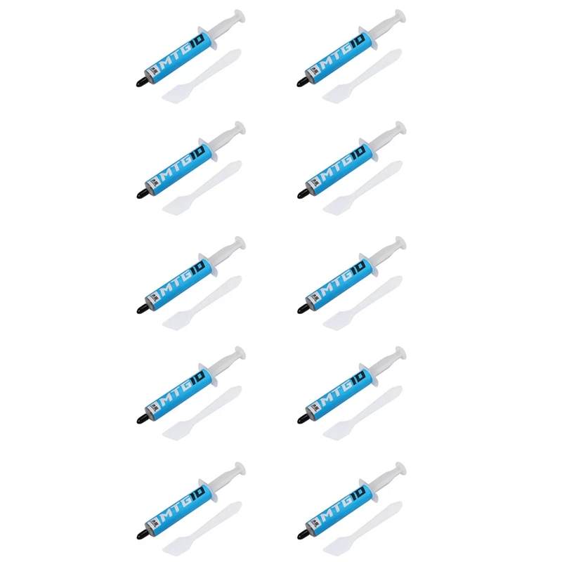 10X SNOWMAN MTG10 Thermal Paste, Silicone Grease CPU Thermal Paste, Desktop Notebook Image Chip Silicone Thermal Paste