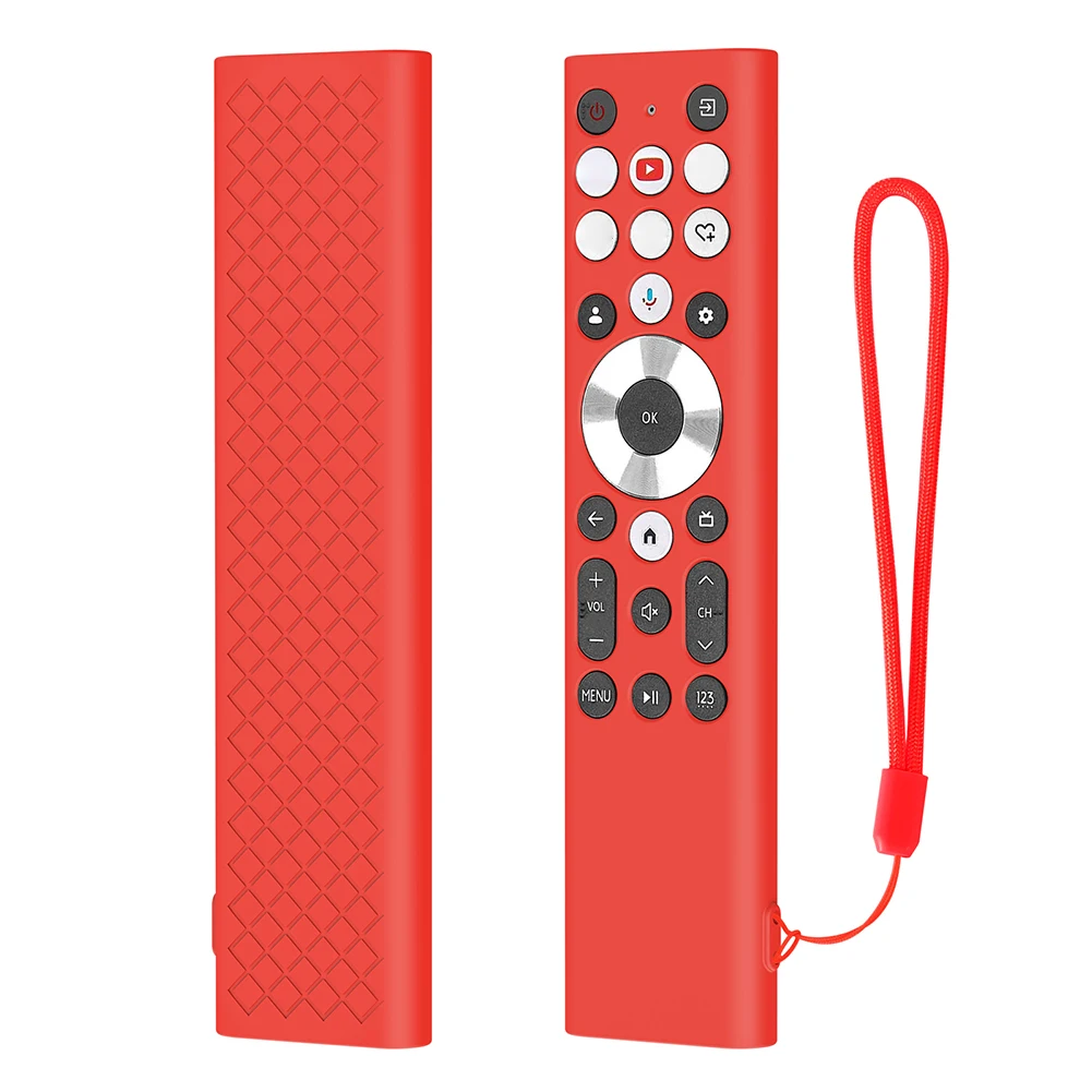 Silicone Protective Case for Hisense ERF6A80 ERF6G80H ERF6F80H Silicone Sleeve TV Remote Controller Cover Soft Protector