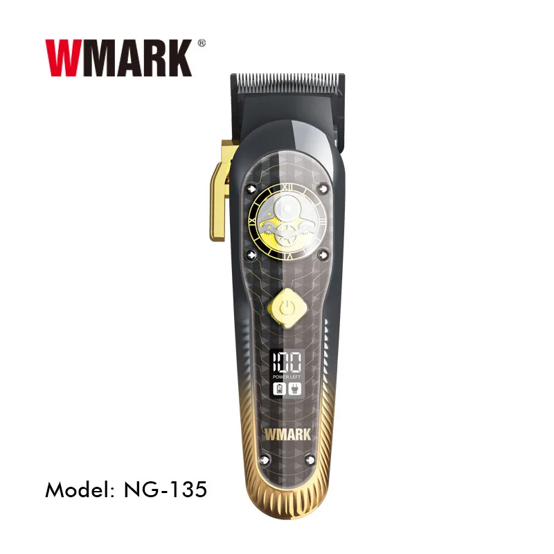 

2025НОВАЯ машинка для стрижки волос с беспроводной зарядкой DLC Blade WMARK NG-135 Профессиональные триммеры для волос с зарядной подставкой