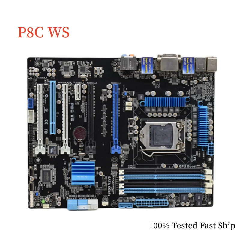 

For ASUS P8C WS Motherboard C216 32GB LGA1155 DDR3 ATX Mainboard 100% Tested Fast Ship