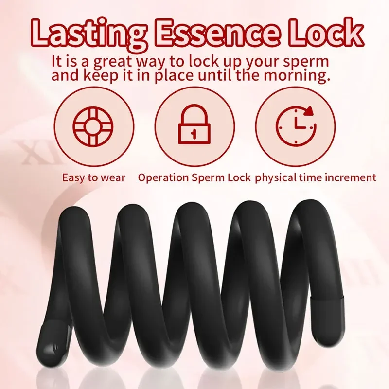 DIY Adjustable Cock Ring Penis Ring Flexible Testicle Scrotum Penis Bondage Delayed Ejaculation Sex Toy for Men Ball Stretcher