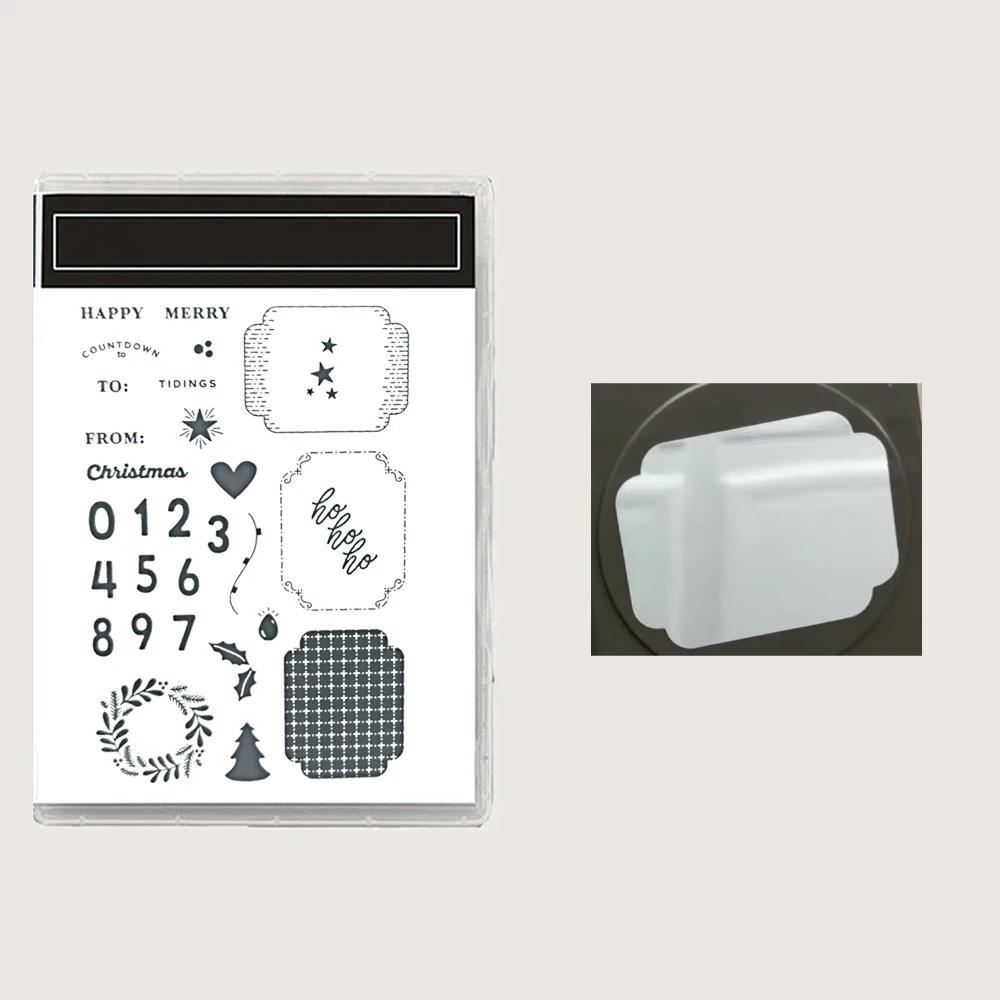 September-Dezember 2026 Neue Stempel-Kollektion Weihnachtsbaum Kürbis Herbst Winter Weihnachten für Scrapbooking DIY Basteln
