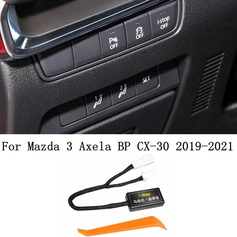 

For Mazda 3 Axela BP CX-30 2019 2020 2021 Car Automatic Stop Start Engine System Off Closer Device Control Sensor Plug Cable