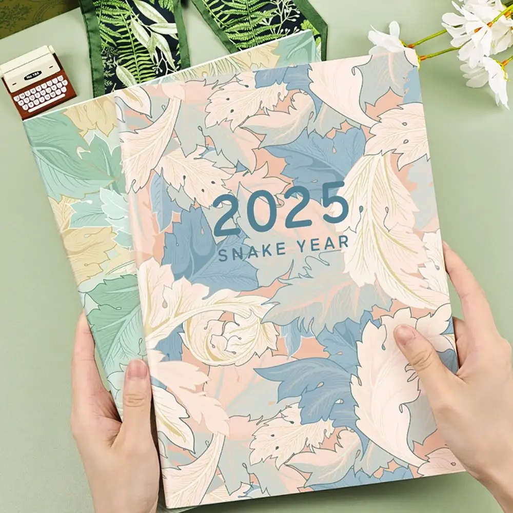 2025 Calendar Planner Notebook A4/A5 Day/Week/Year Agenda Planner Notepad Diary Schedules Organizer