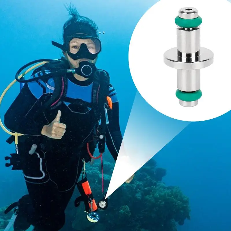 Scuba High Pressure Swivel Spool Dive Sport Swivel Spool High-Pressure Hose Adapter Scuba Diving Gauge Regulator Spool To Ensure