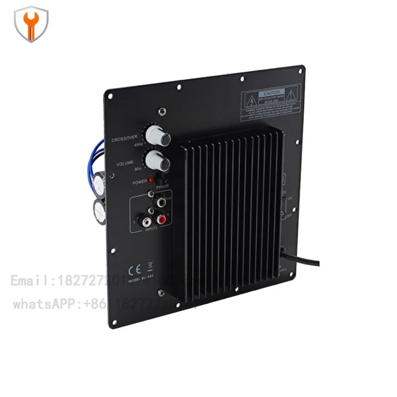 Active subwoofer power amplifier board home theater SUB coaxial input high power can bring 10-inch speaker 220V