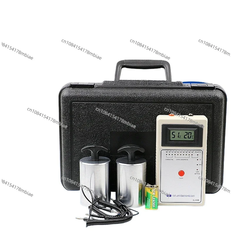 SL-030B Heavy Hammer Surface Resistance Tester Anti static Grounding Insulation Resistance Tester LED Digital Display