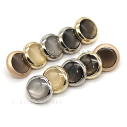 HENGC 11mm Mini Kid Shirt Metal Buttons For Garment Uniform Dress Decorative DIY Craft High Quality Sewing Accessories Wholesale