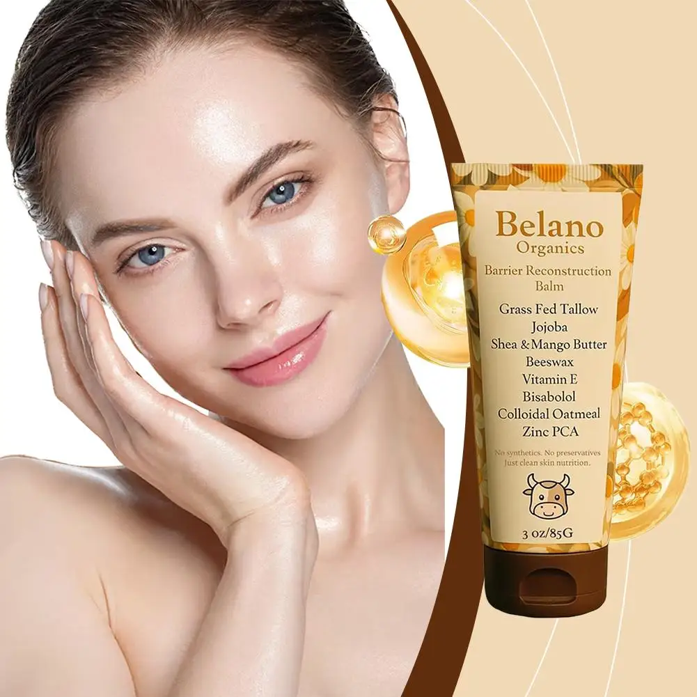 1 قطعة لحم البقر Belano كريم بلسم طويل مغذي عميق ترطيب طويل الأمد ترطيب تنعيم العناية بالبشرة الطبيعية