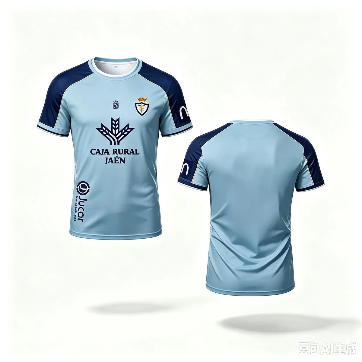 Real Jaen Soccer Jersey Vintage Style 3D Print Men Shirt Caja Rural Jaen Sportswear Short Sleeve Casual T-Shirt Top Oversized