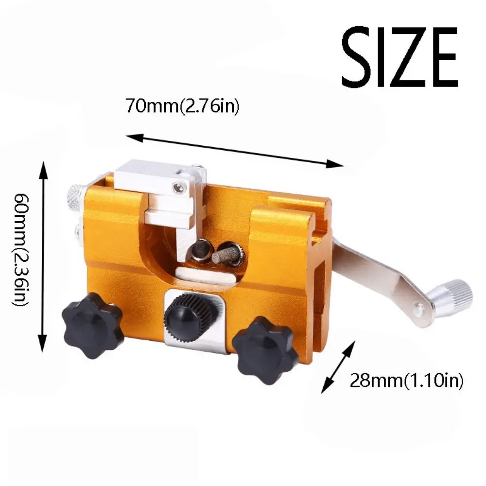 Portable Hand-cranked Chain Grinder Chain Grinder Quick Sharpening Hand Chain Sharpener Chain Clamp for Chain Saws